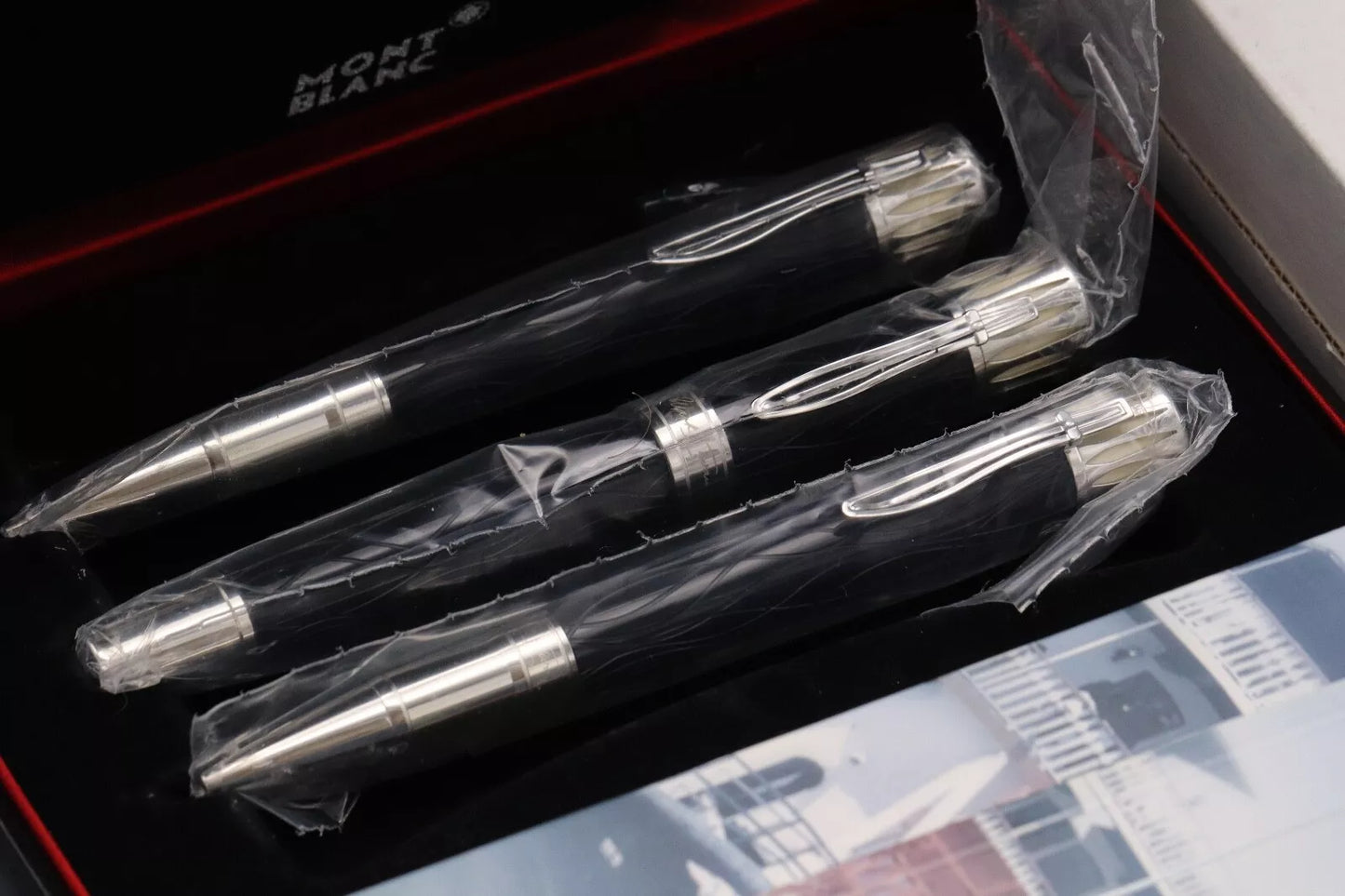 Montblanc Mark Twain Writers Edition FP, BP, MP Set - UNUSED image 8