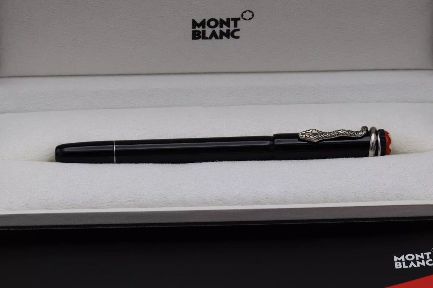 Montblanc Heritage Rouge et Noir Black SE Rollerball / Fineliner Pen - UNUSED image 7