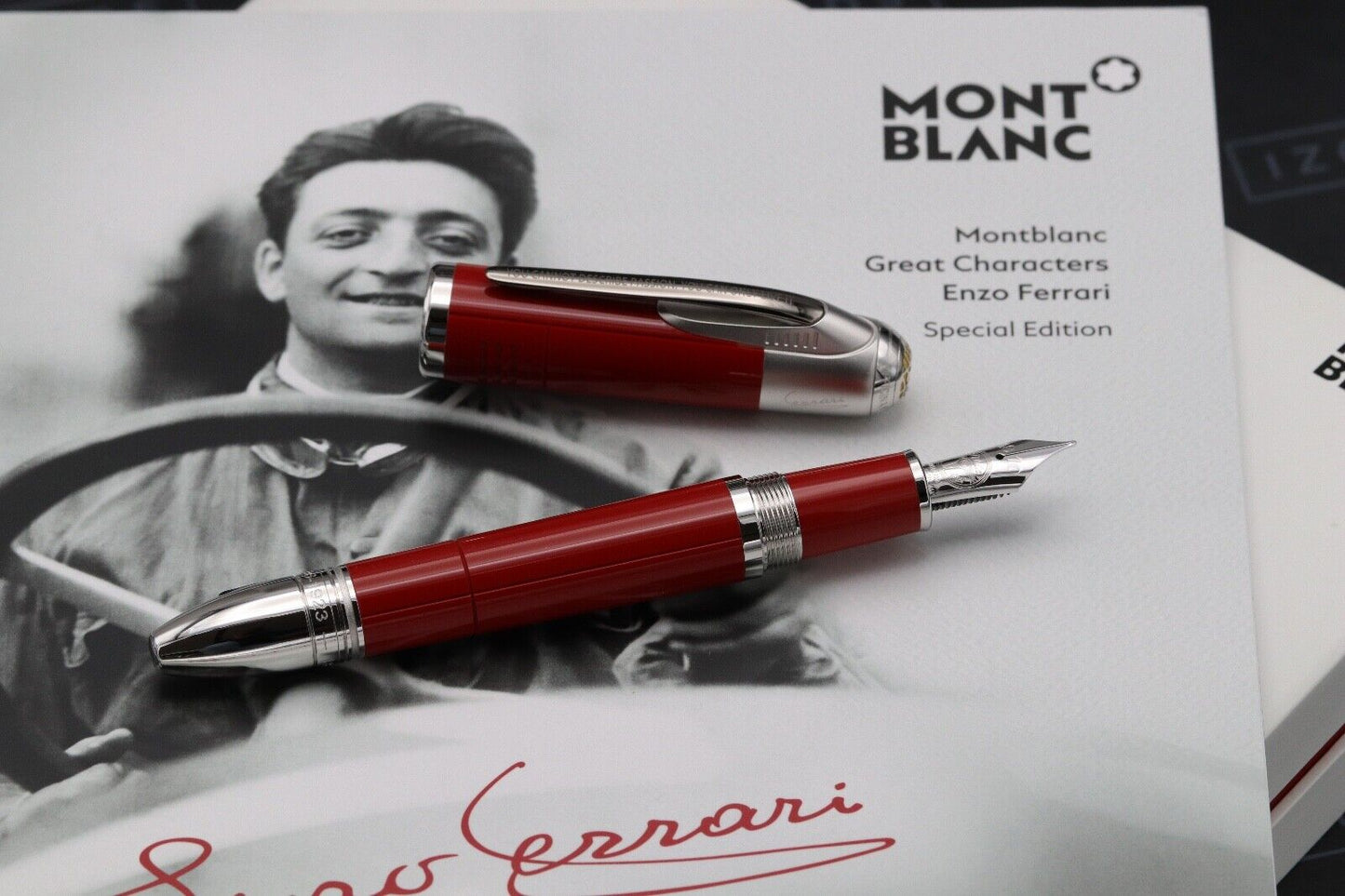 Montblanc Great Characters Enzo Ferrari Special Edition Fountain Pen - Fine Nib image 1