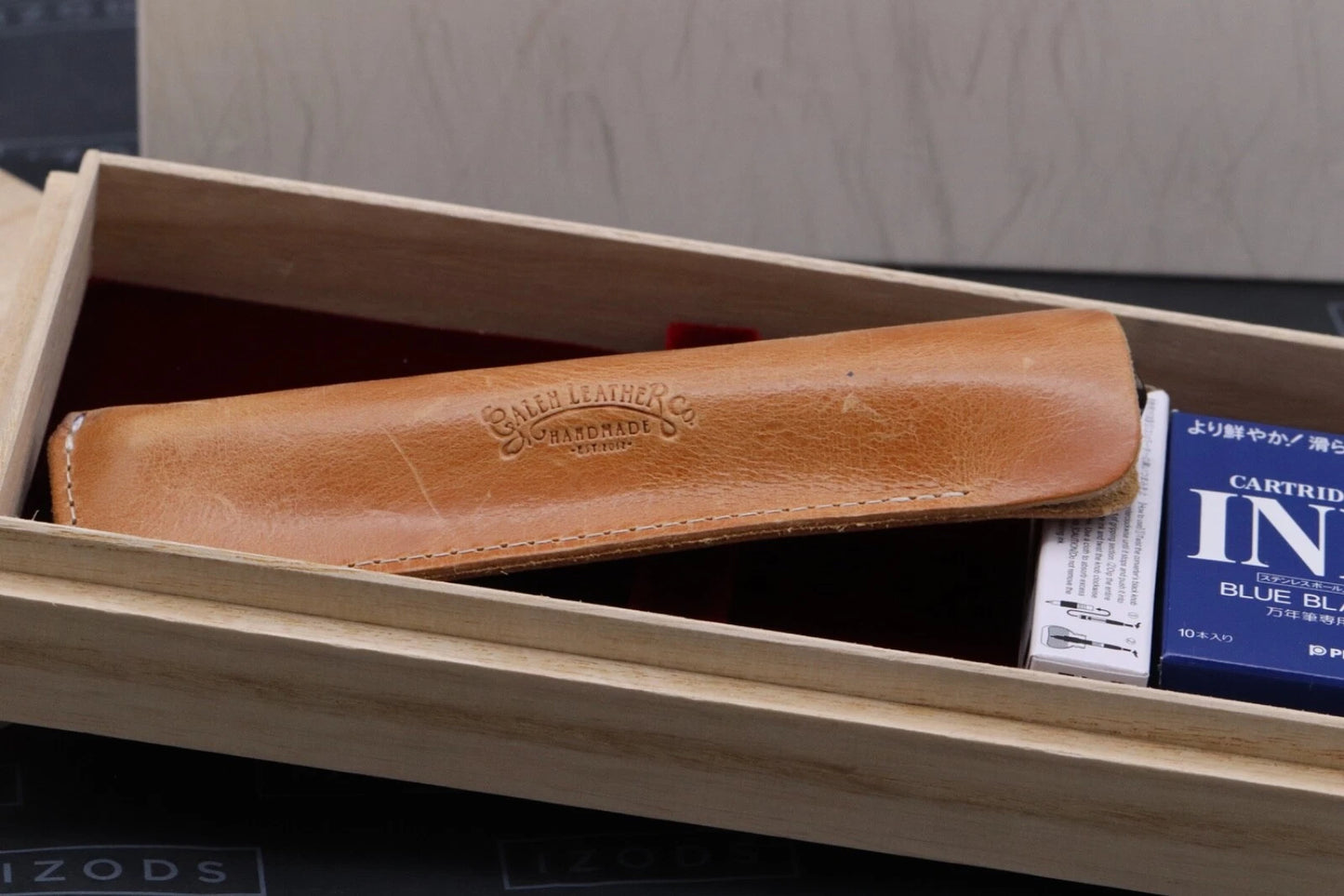 Nakaya Dorsal Fin 1 Midori Tamenuri Fountain Pen - Fine Nib image 1