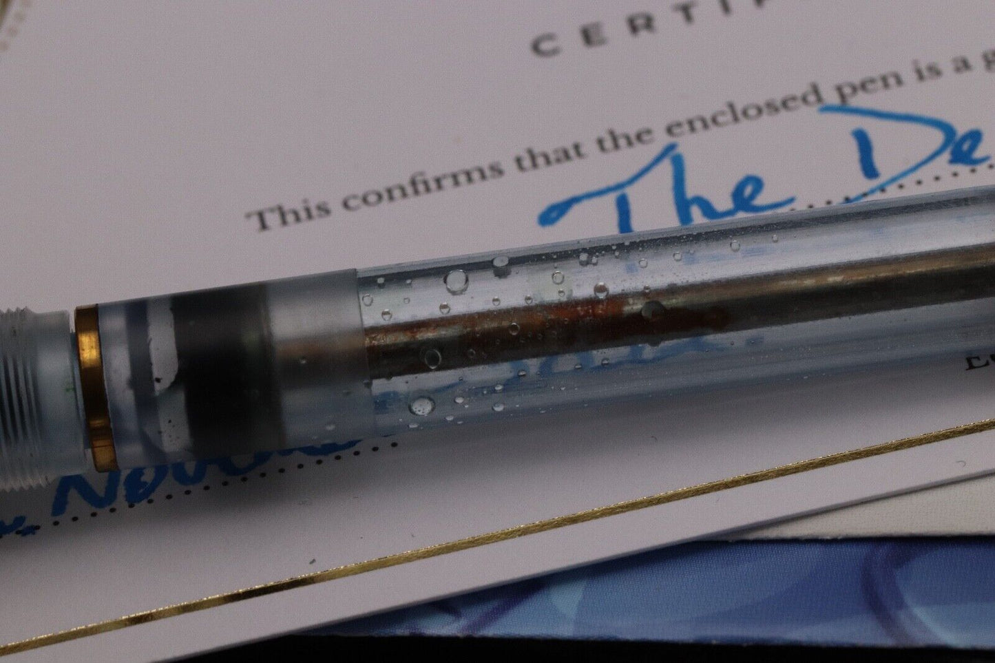 Onoto Magna The Demonstrator LE10 Plunger Fountain Pen - 18k Sorowka Stub Nib image 4