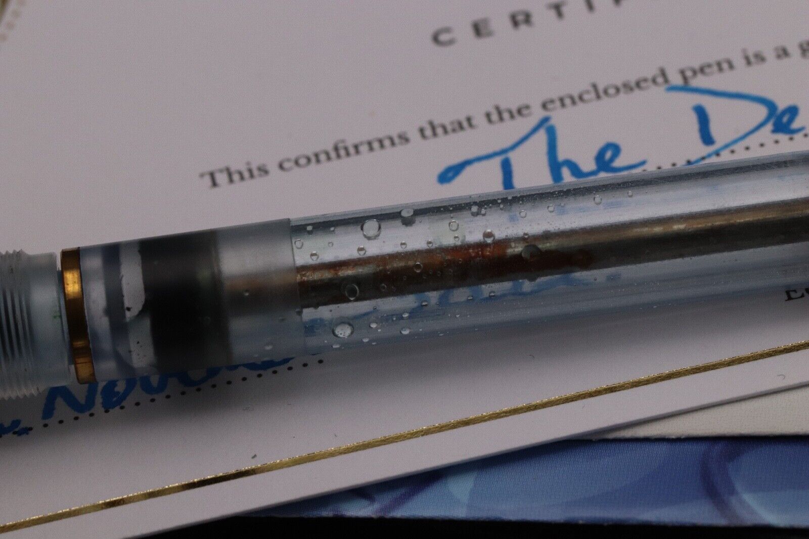 Onoto Magna The Demonstrator LE10 Plunger Fountain Pen - 18k Sorowka Stub Nib image 4