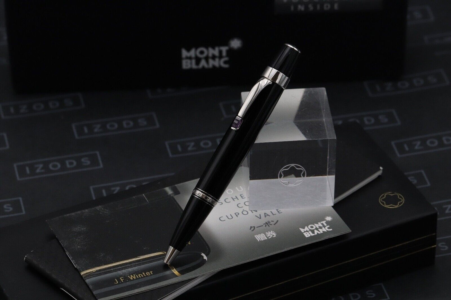 Montblanc Boheme Purple Amethyst Ballpoint Pen image 1