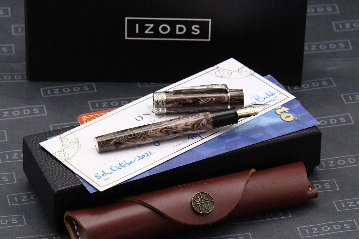 Onoto Magna Arabica Custom Fountain Pen - #8 18k CI Sorowka Nib image 0