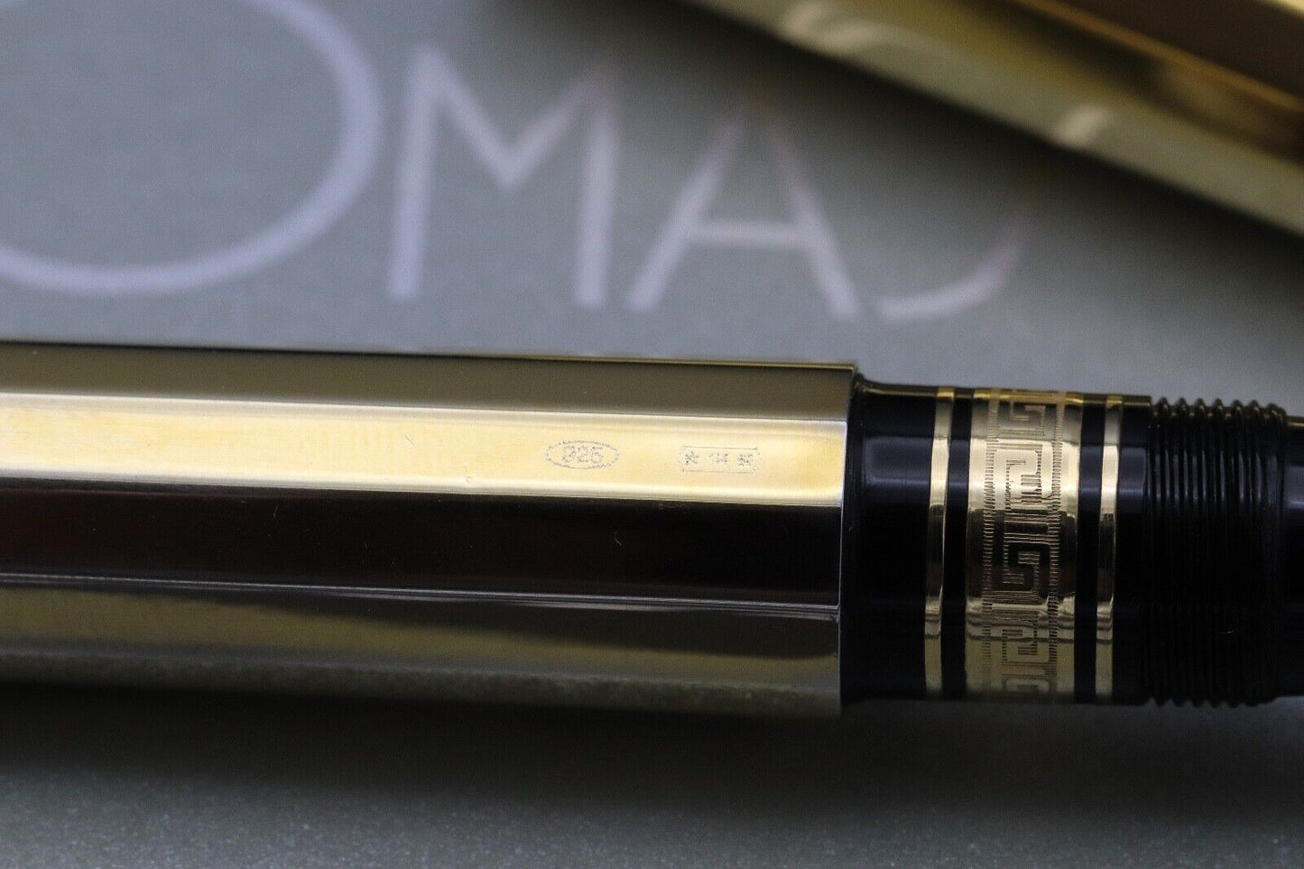 Omas Paragon Sterling Silver Vermeil Fountain Pen image 3