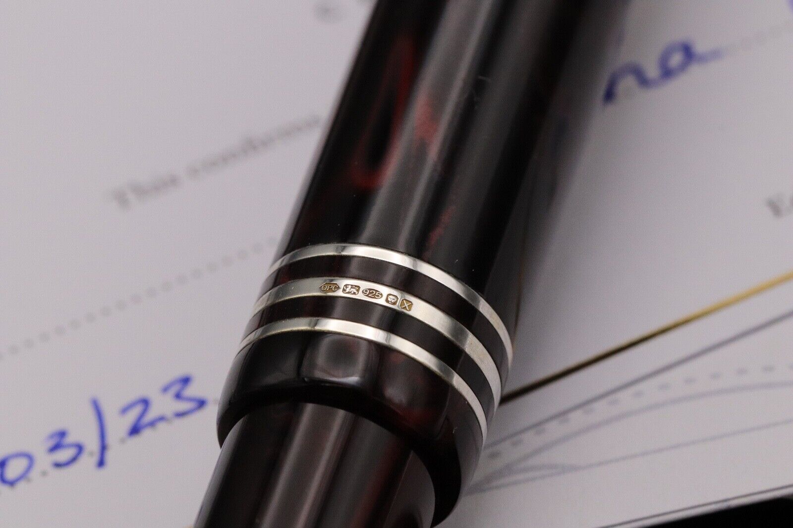 Onoto Magna Claret Prototype Fountain Pen - 18k Medium Nib image 4