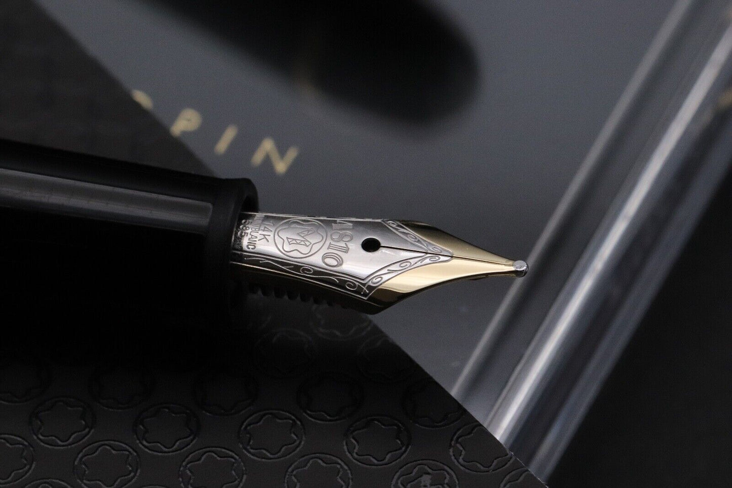 Montblanc Meisterstuck Chopin Classique Gold Coated Fountain Pen - NEVER INKED image 2