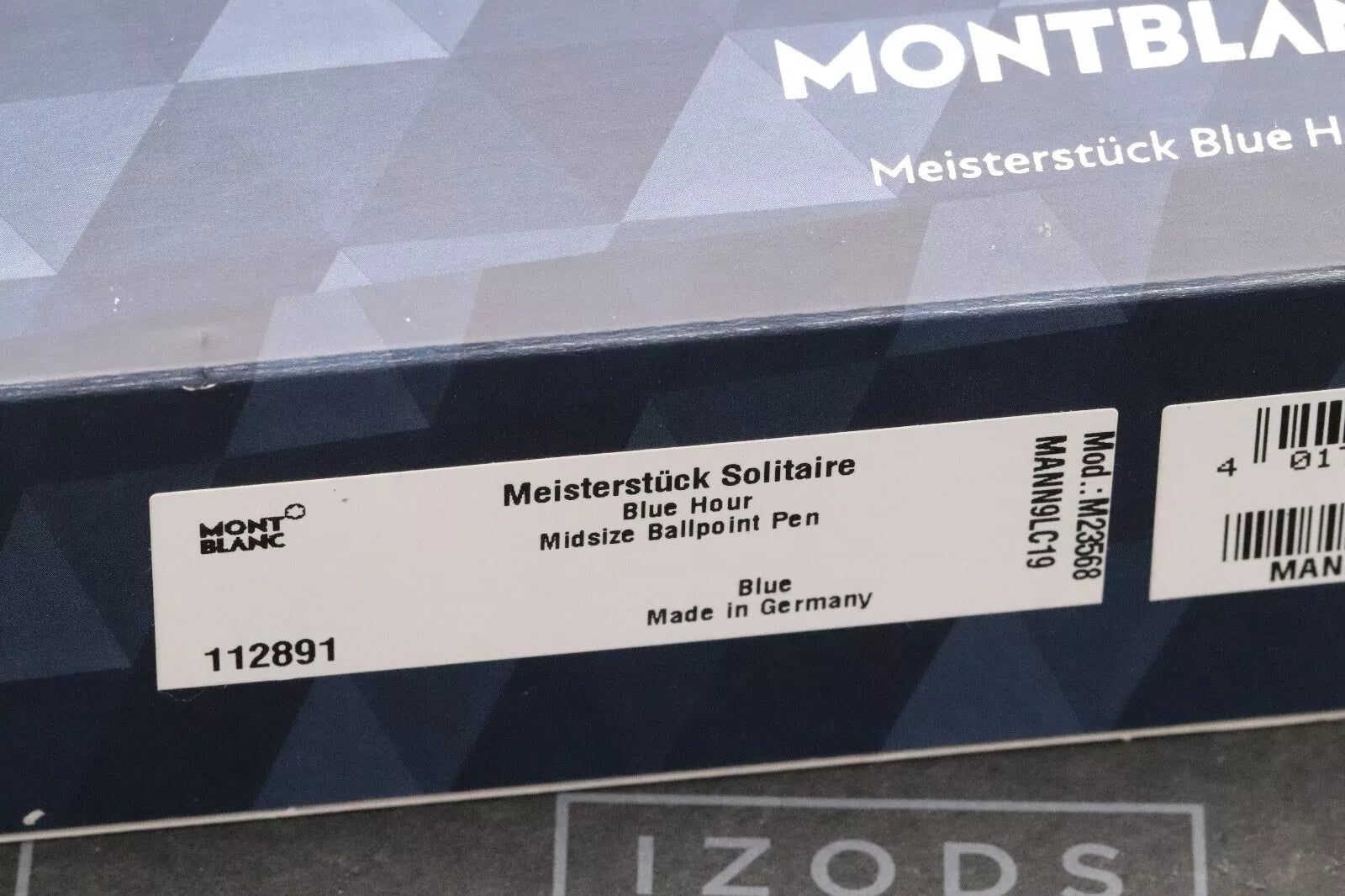 Montblanc Meisterstück Midsize Blue Hour Ballpoint Pen - UNUSED image 7