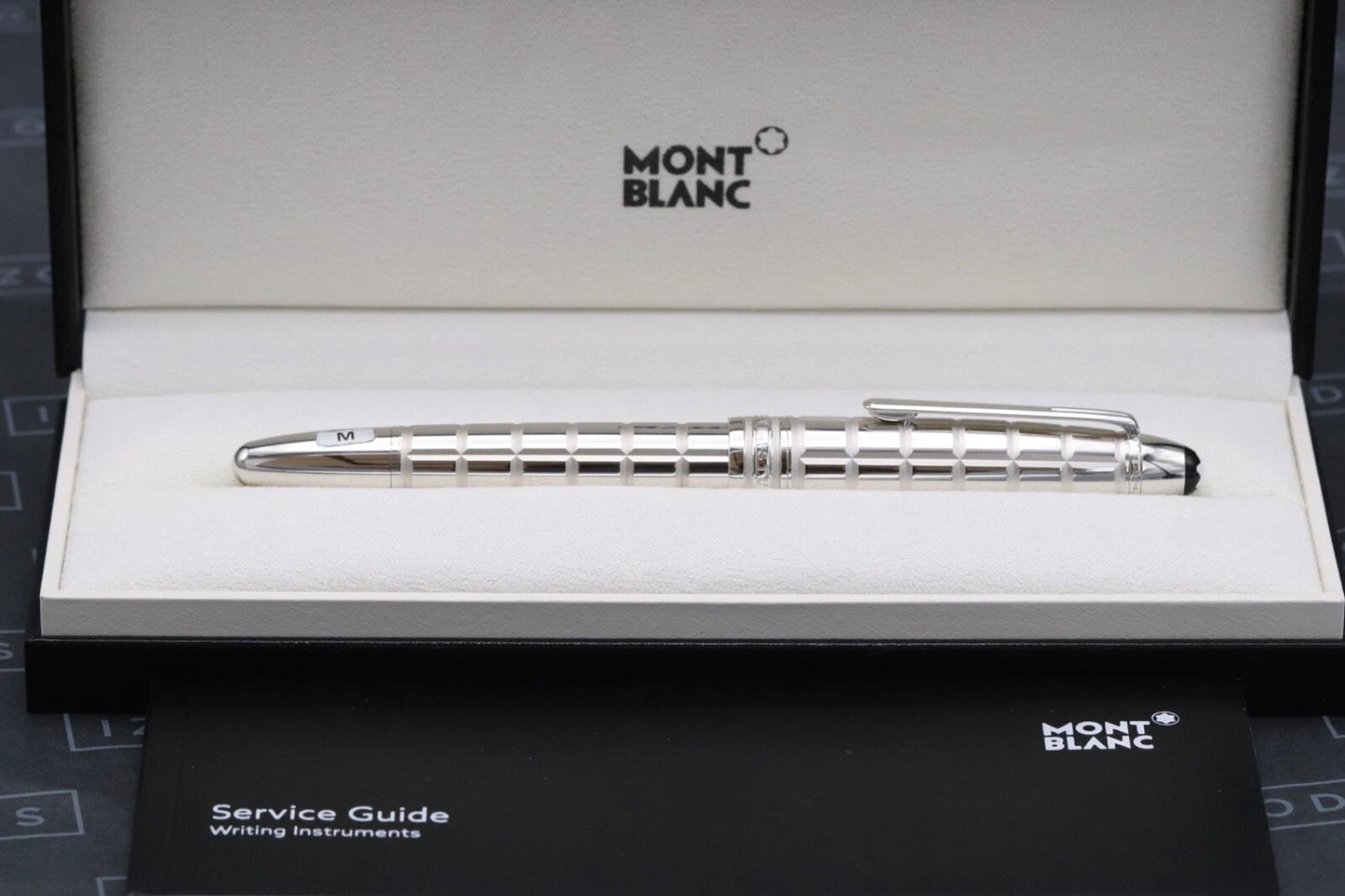 Montblanc Meisterstuck 146 LeGrand Platinum Facet Fountain Pen - UNUSED image 3