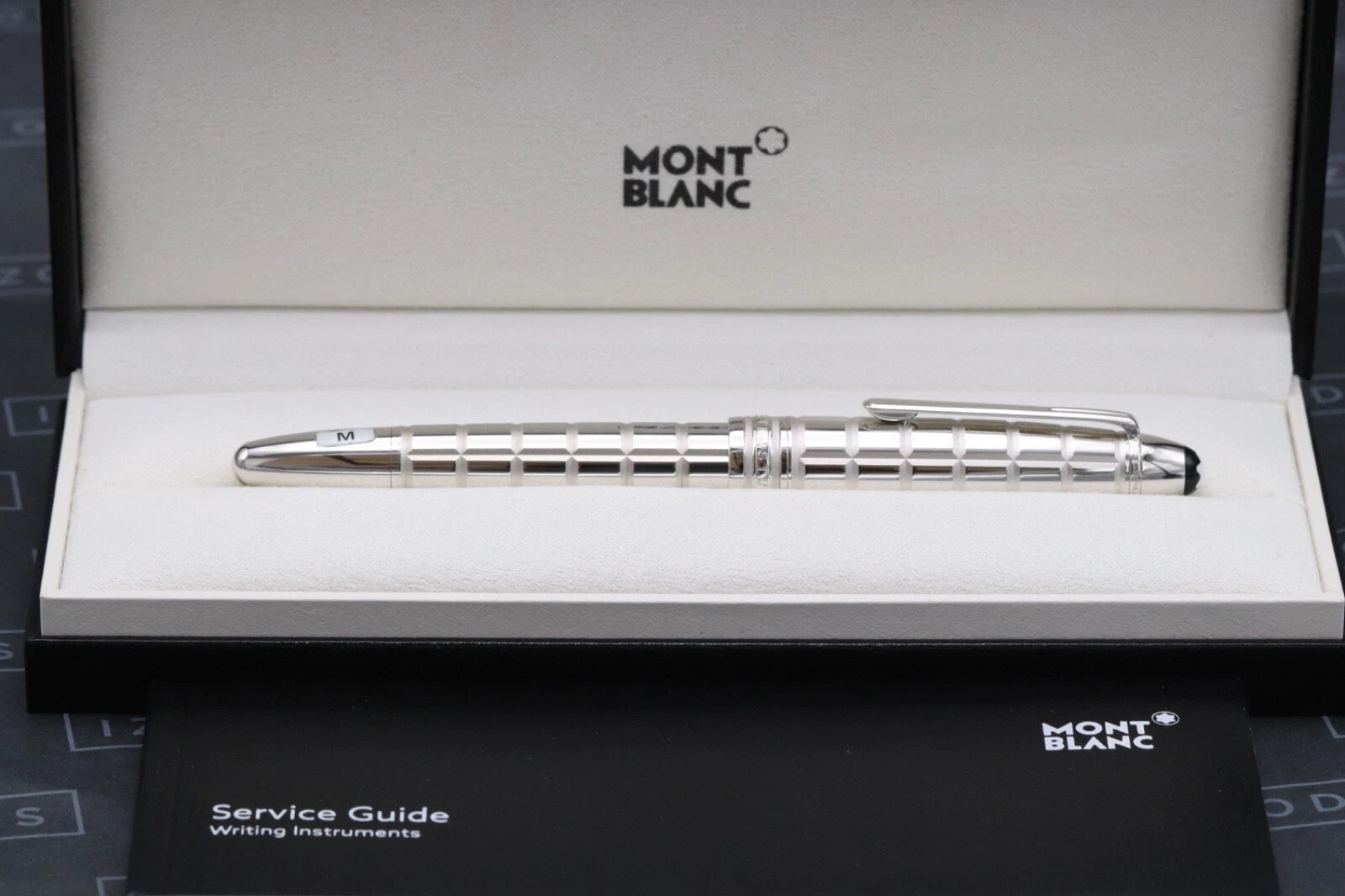 Montblanc Meisterstuck 146 LeGrand Platinum Facet Fountain Pen - UNUSED image 3