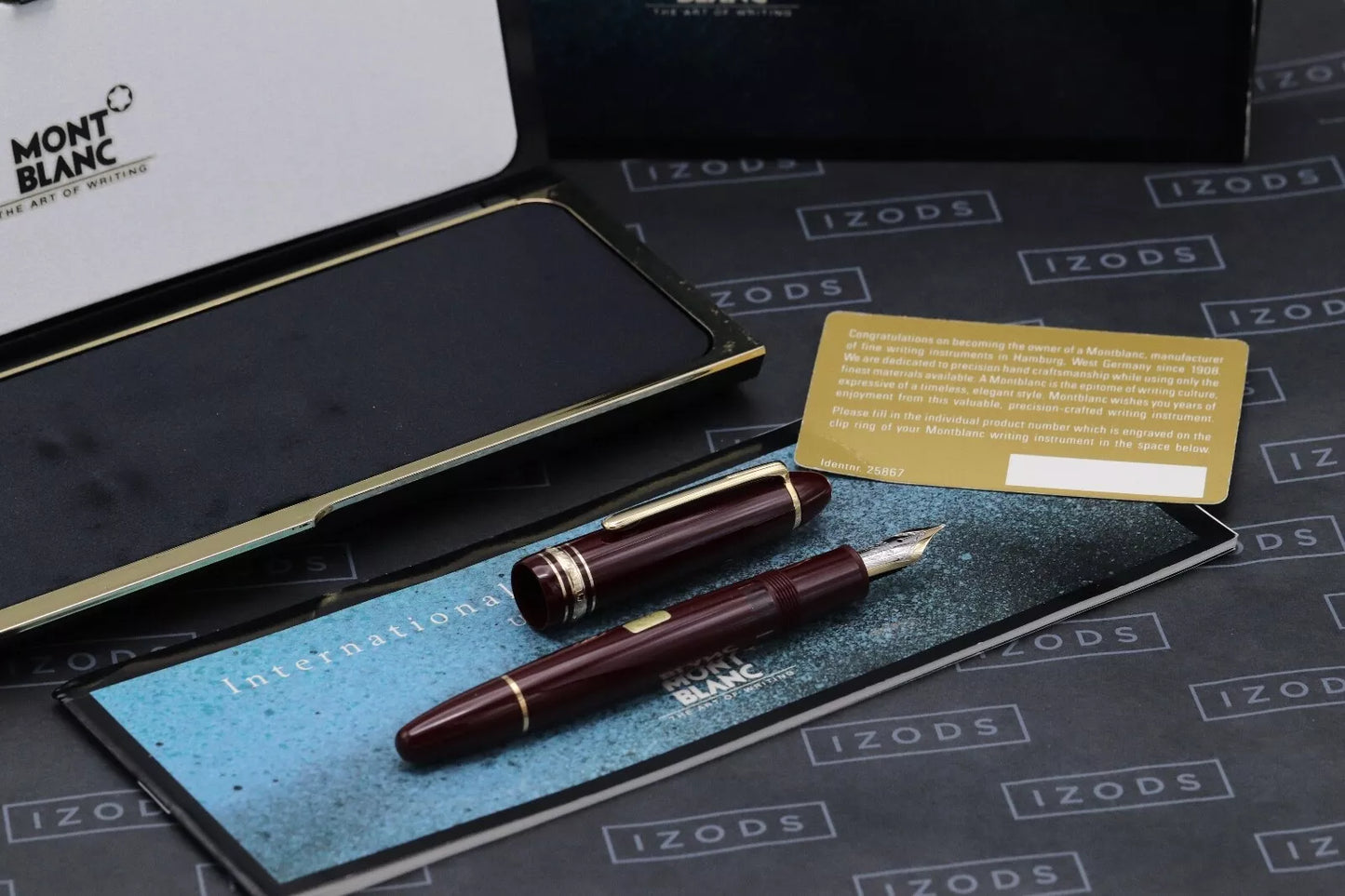 Montblanc Meisterstuck 146 LeGrand Bordeaux Fountain Pen - 1991-92 - OM Nib image 0