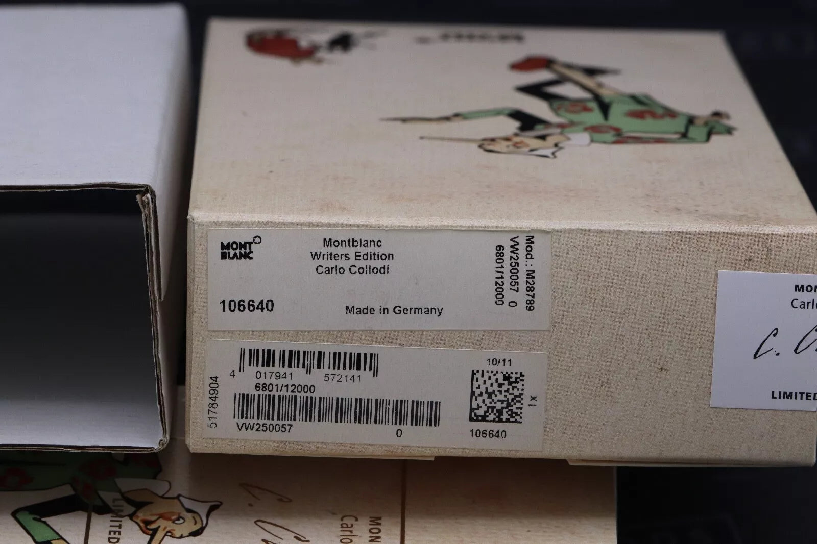 Montblanc Writers Edition Carlo Collodi Fountain Pen - UNUSED image 13