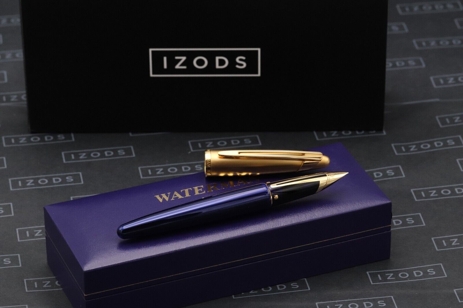 Waterman Edson Sapphire Blue Fountain Pen image 0