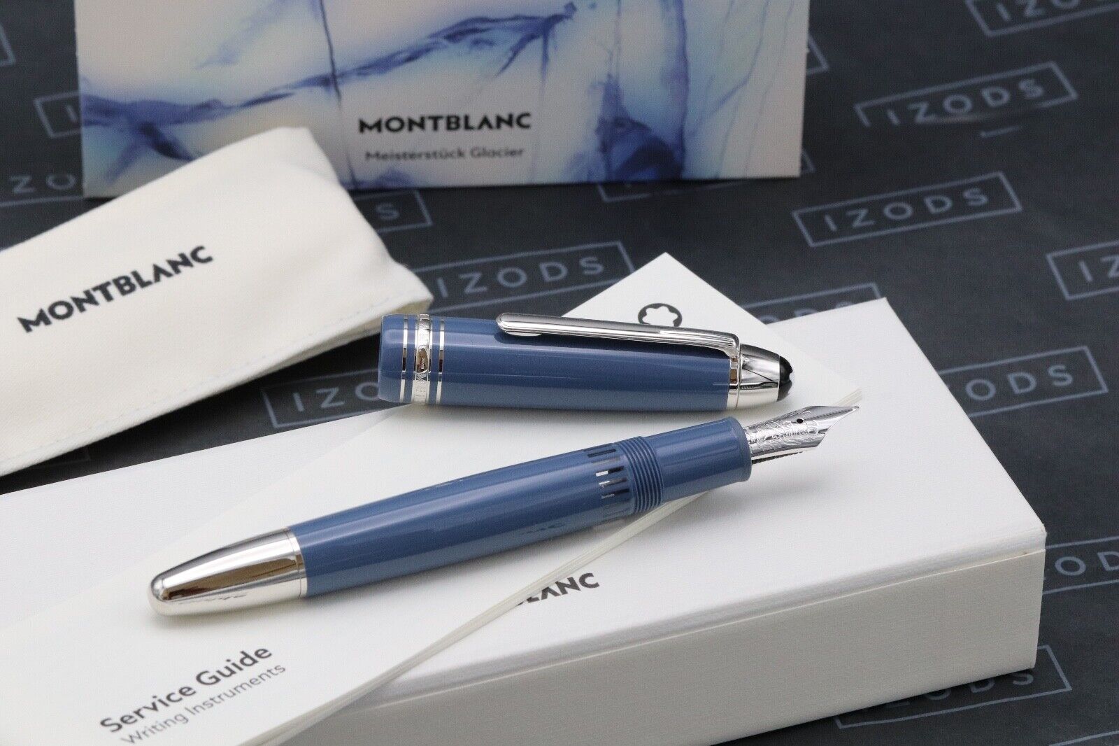 Montblanc Meisterstuck 146 LeGrand Glacier Fountain Pen - DIPPED image 1