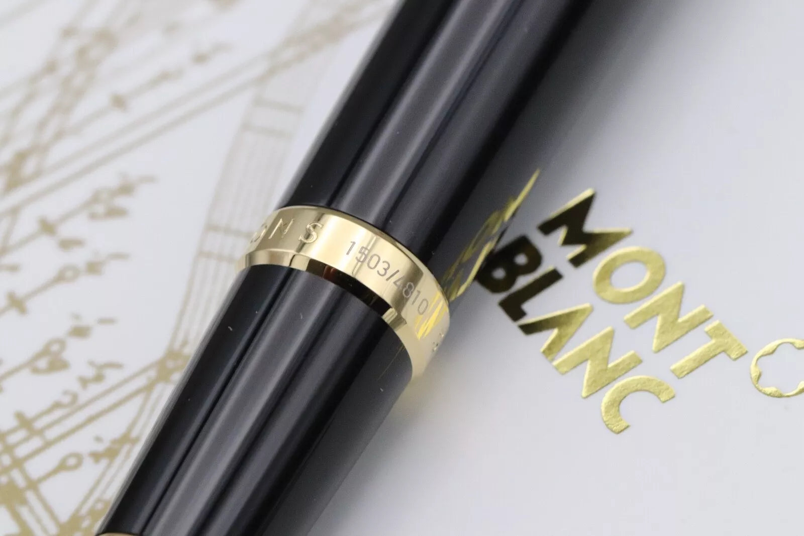 Montblanc Patron Of Art Henry E. Steinway 4810 Fountain Pen - NEVER INKED image 6