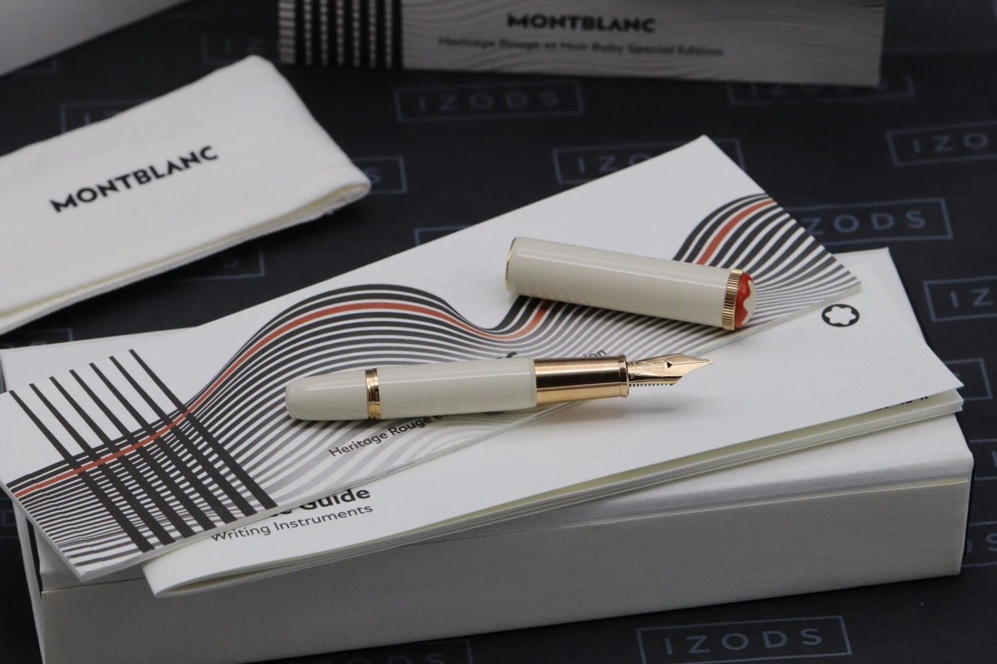 Montblanc Heritage Rouge et Noir Baby Ivory-Resin Fountain Pen image 1