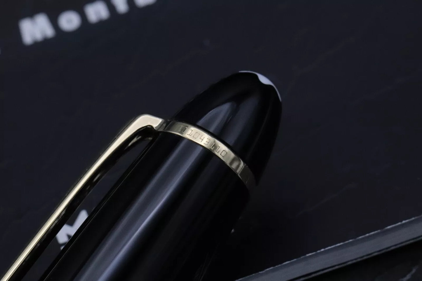 Montblanc Meisterstuck 147 Traveller Gold Coated Fountain Pen inc Pouch image 6
