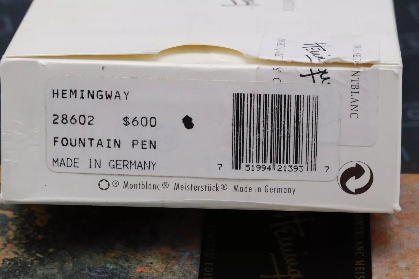 Montblanc Writers Edition Ernest Hemingway Fountain Pen - UNUSED image 12