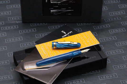 Delta Fusion 82 Turchese Celluloid Fountain Pen image 0