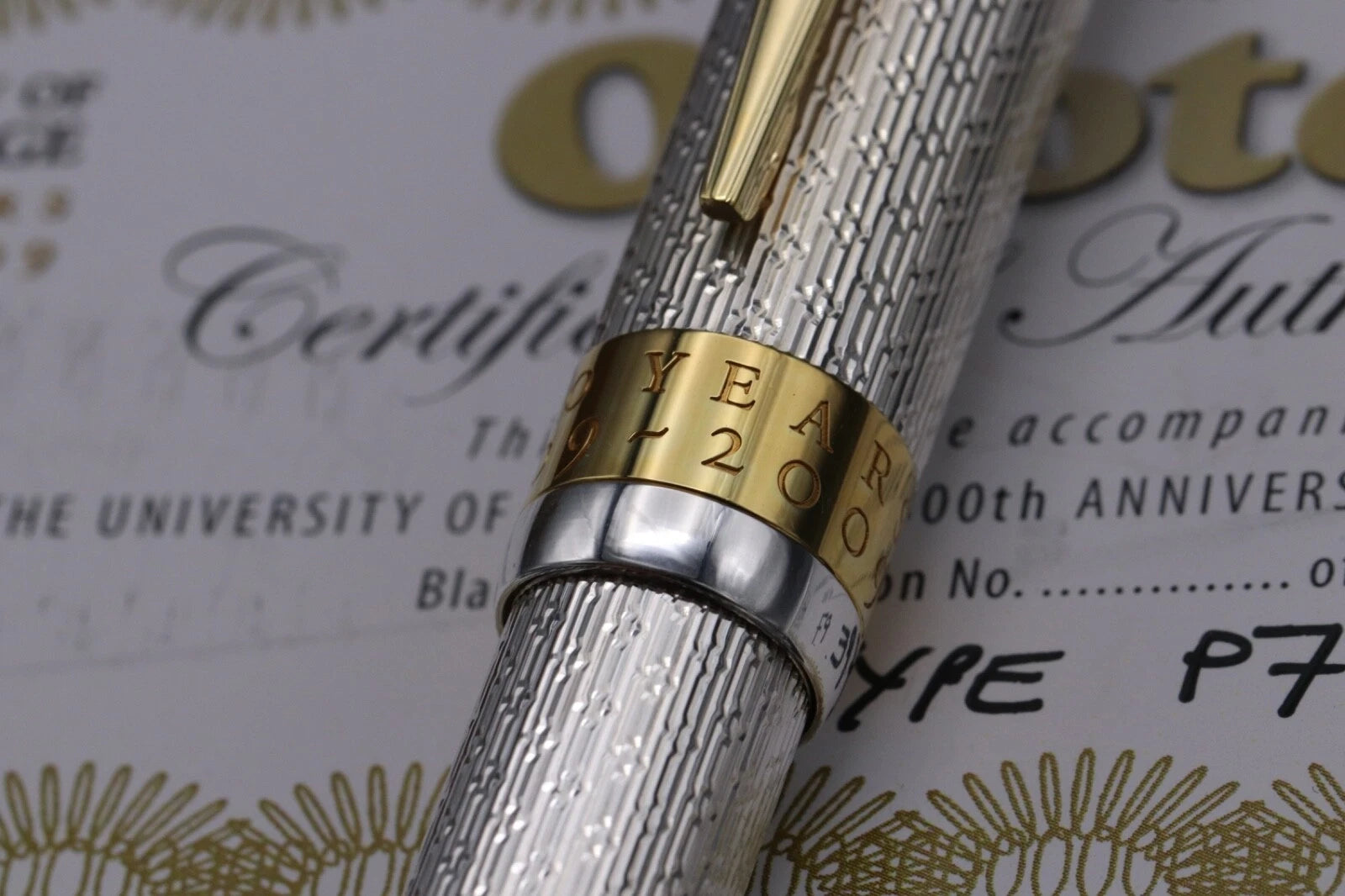 Onoto University of Cambridge Silver Prototype Limited Edition Fountain Pen image 11