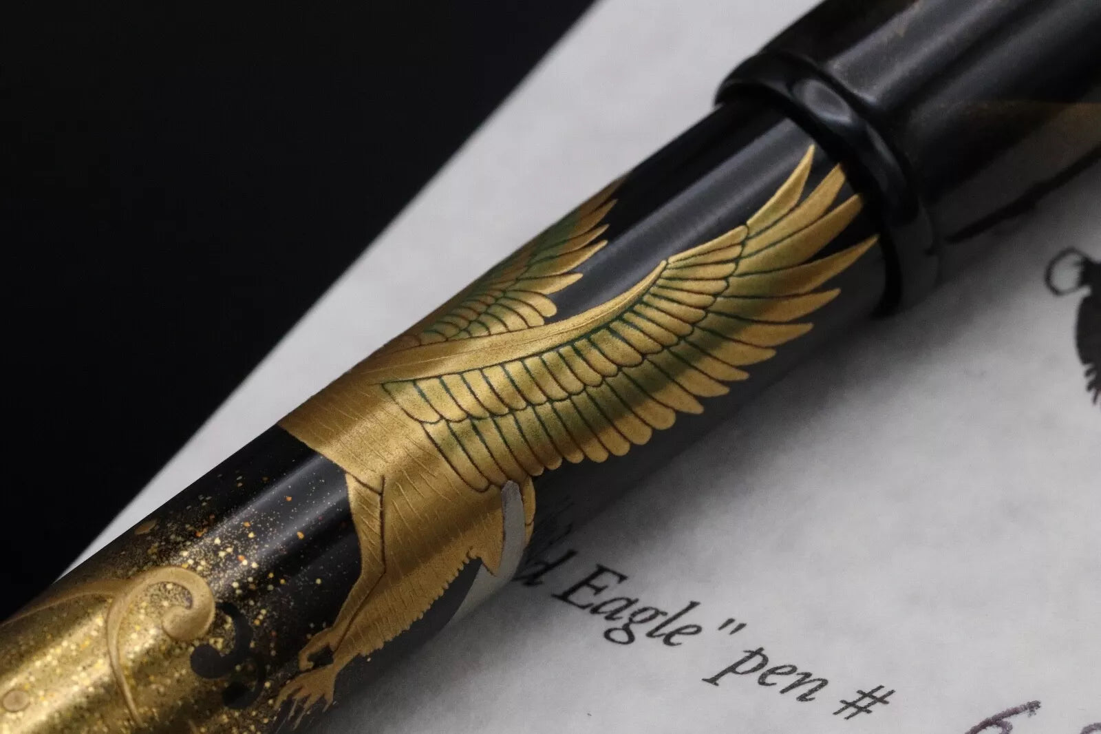 Namiki Bald Eagle Limited Edition Maki-e Fountain Pen image 8