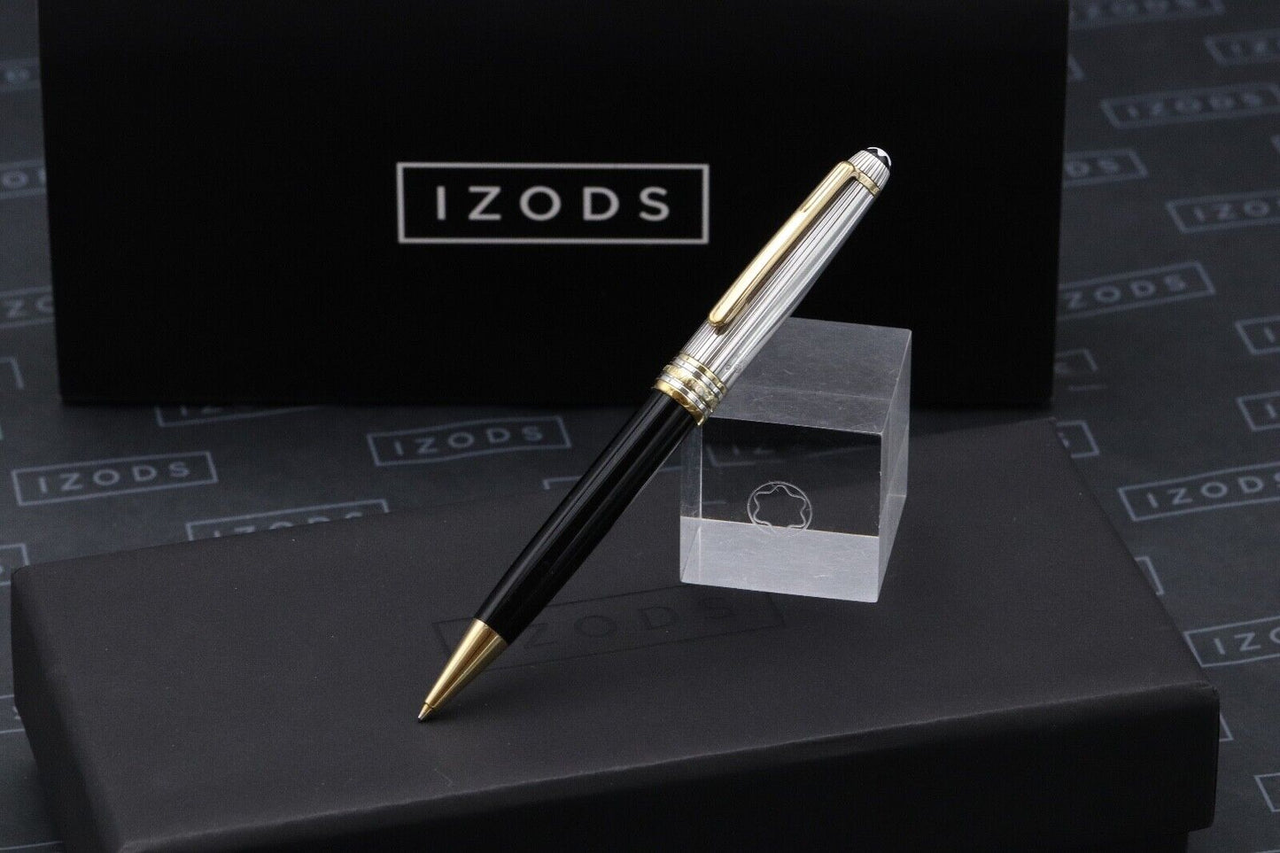 Montblanc Meisterstuck 165 Classique AG925 Pinstripe Doue Mechanical Pencil image 0