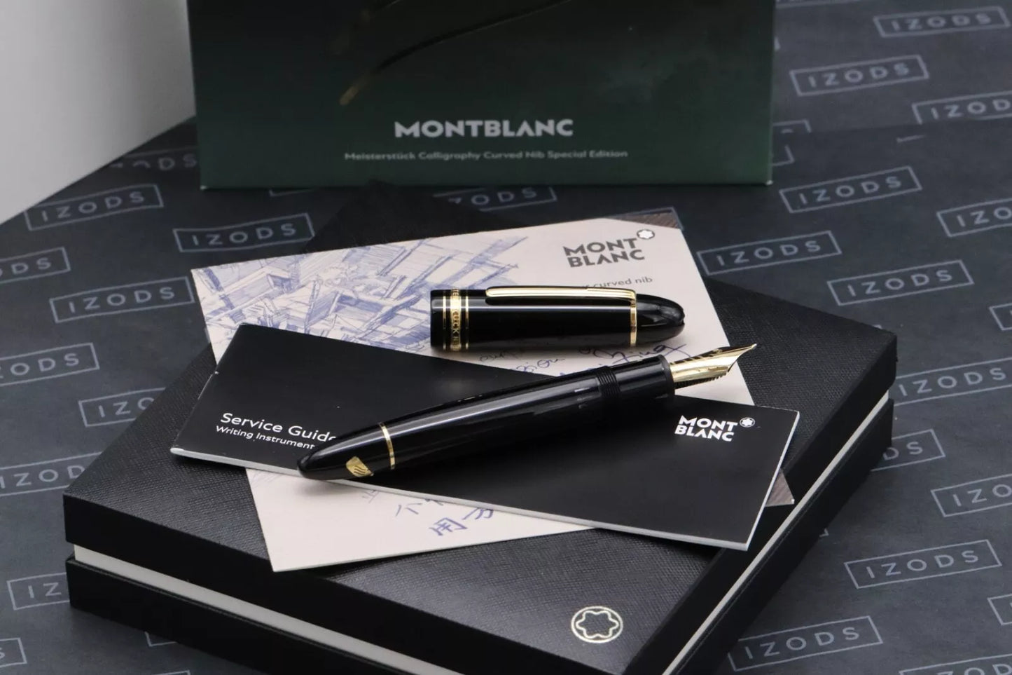 Montblanc Meisterstuck 149 Calligraphy Curved Nib SE Fountain Pen image 0