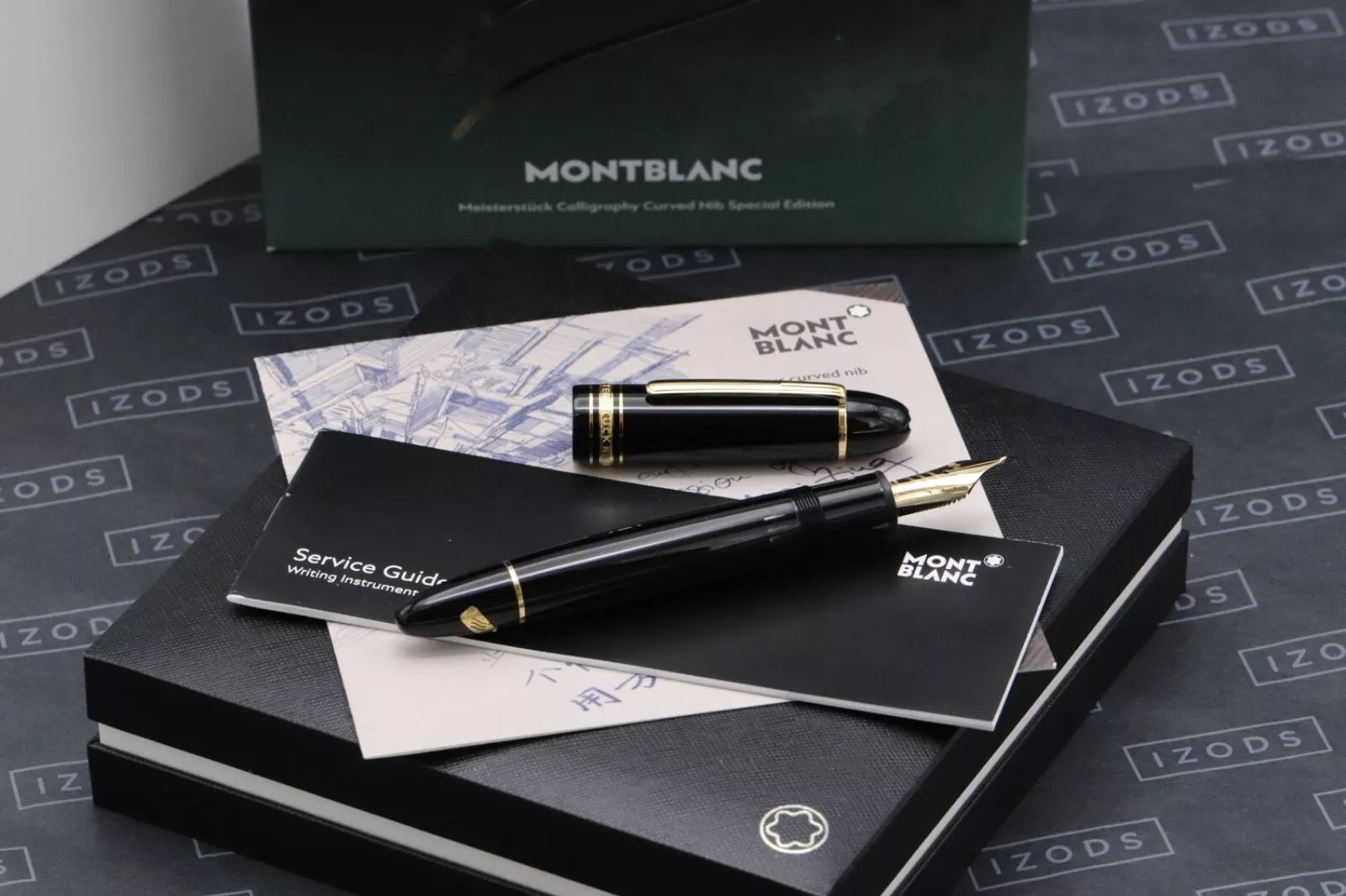 Montblanc Meisterstuck 149 Calligraphy Curved Nib SE Fountain Pen image 0