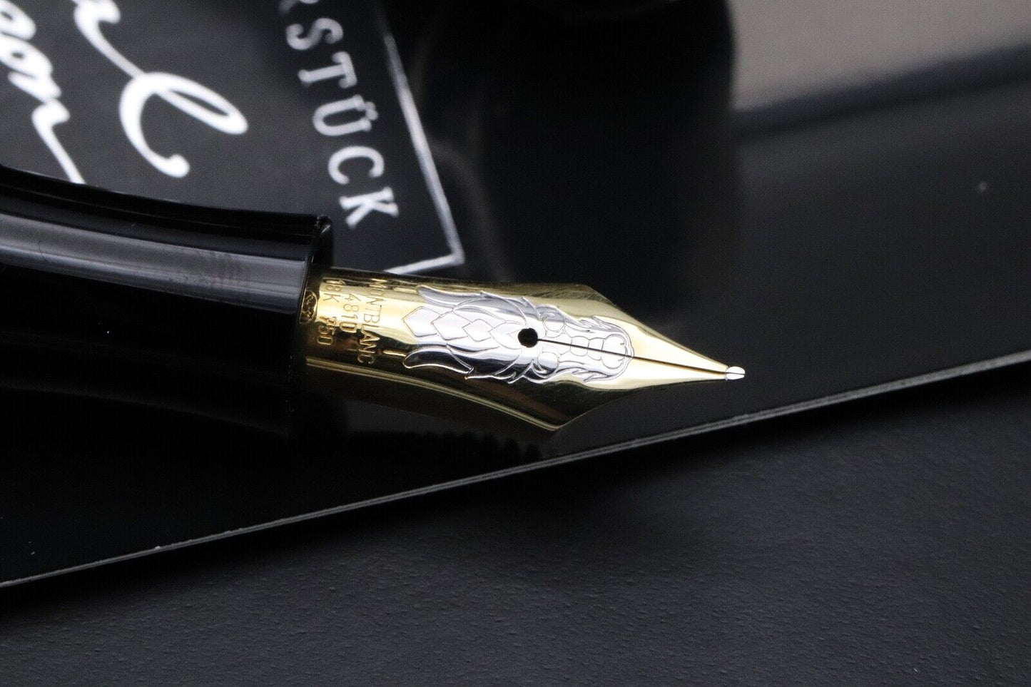 Montblanc Writers Edition Imperial Dragon Fountain Pen - NEVER INKED image 2