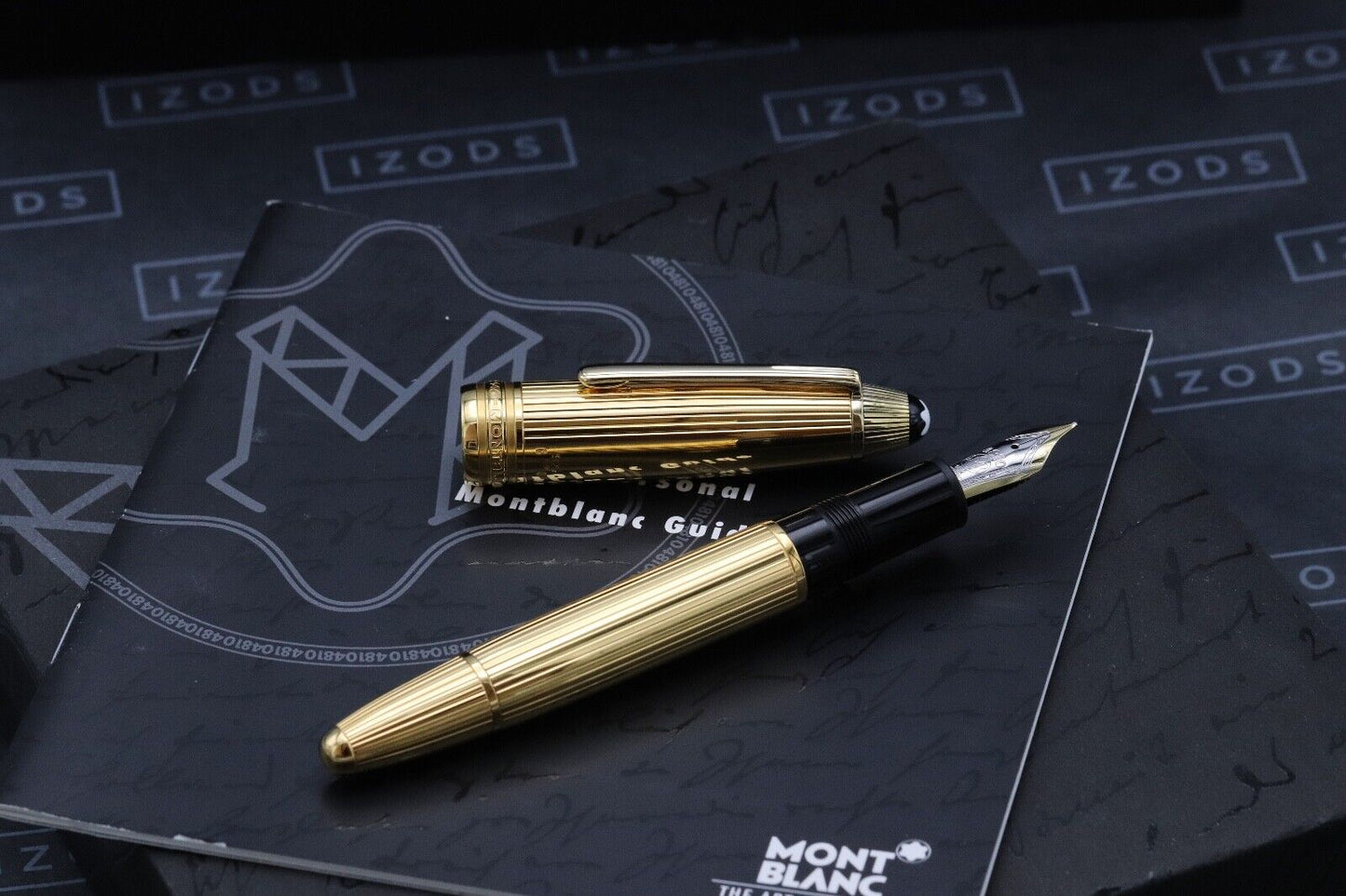 Montblanc Meisterstück 146 LeGrand Vermeil Pinstripe Fountain Pen - NEVER INKED image 1