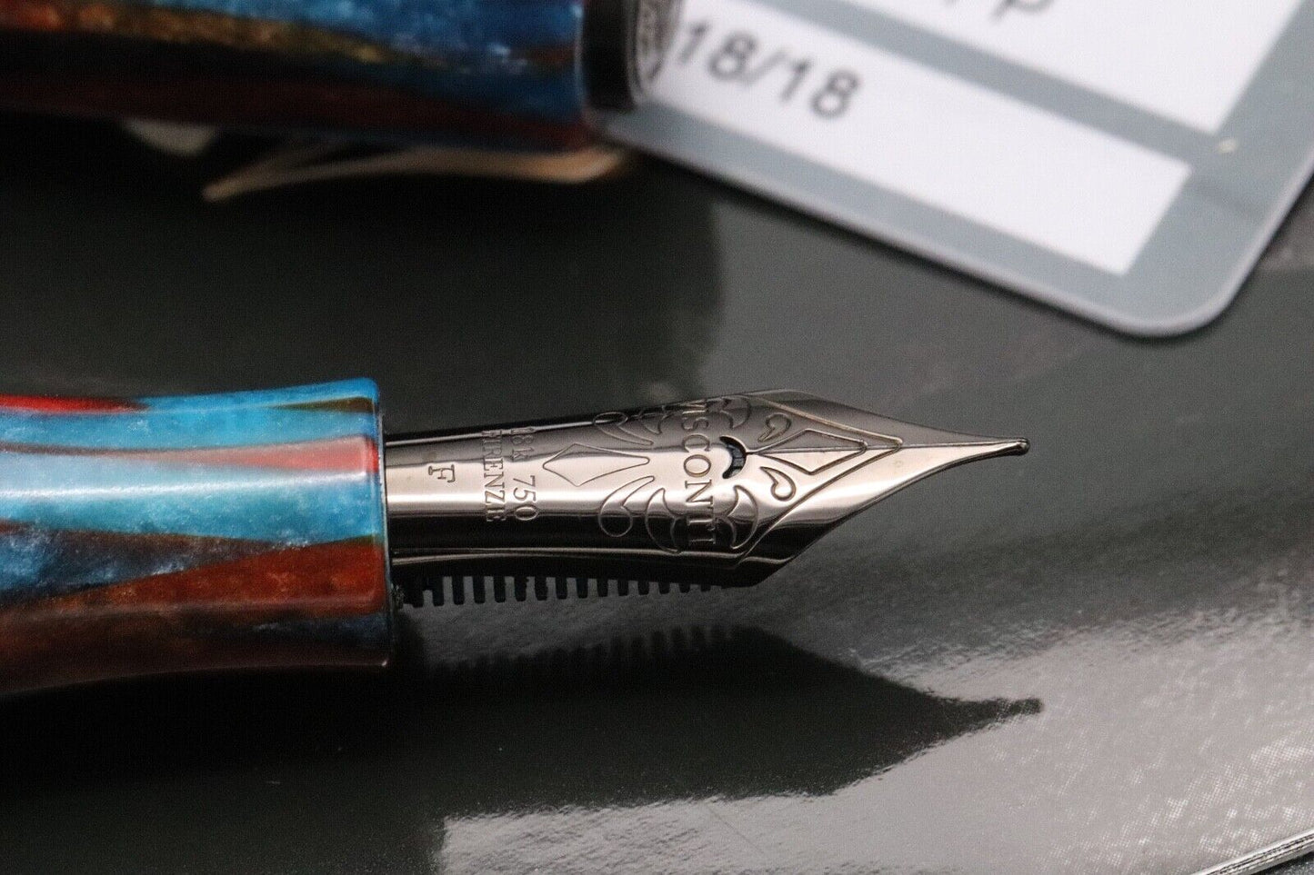 Visconti-Chatterley Southwest Celluloid Black DLC LE18 Fountain Pen image 2