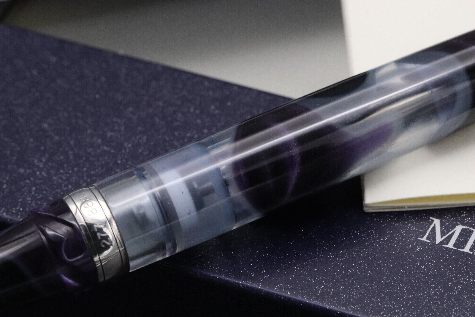 Visconti Homo Sapiens Midnight in Florence LE Fountain Pen - 23kt Medium image 4