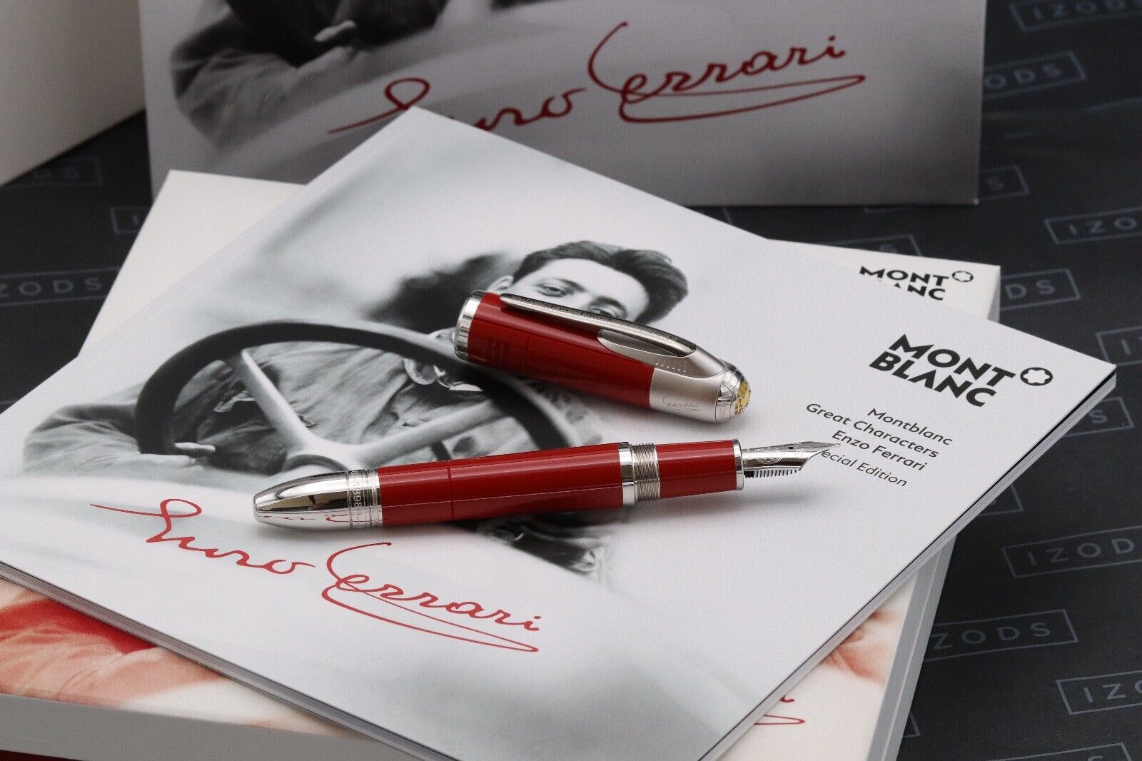Montblanc Great Characters Enzo Ferrari Special Edition Fountain Pen - DIPPED image 0