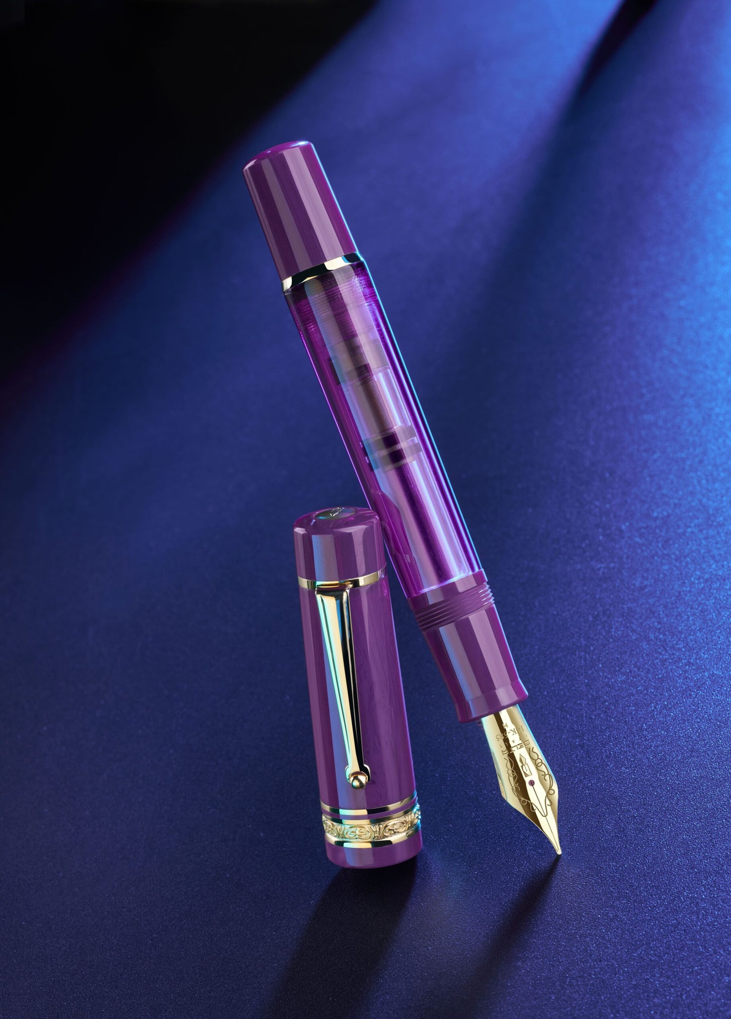 Delta Majestic Purple Limited Edition Fountain Pen - #8 Nib image 2