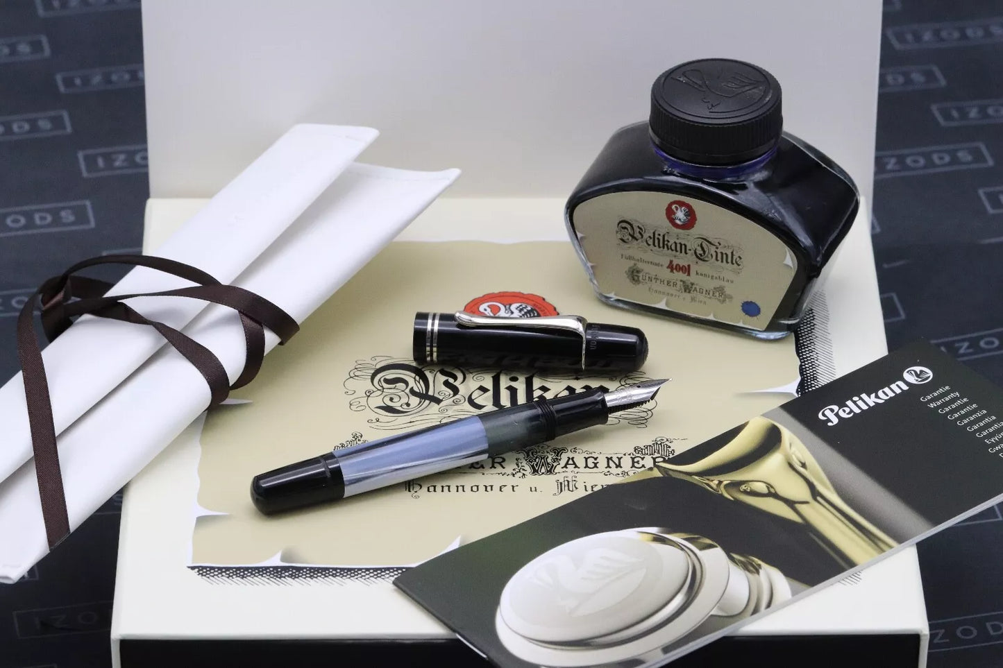 Pelikan M101N Grey Blue Special Edition Fountain Pen image 0