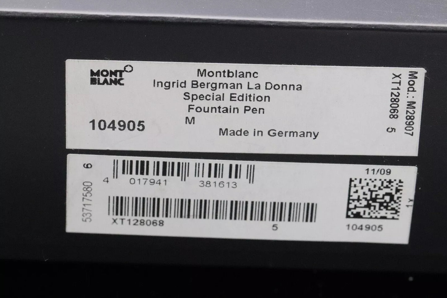 Montblanc La Donna Ingrid Bergman Fountain Pen - Serviced by MB September 2024 image 9