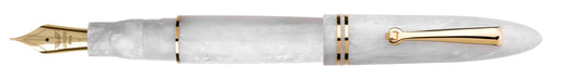 White Salt - Gold Trim image 1
