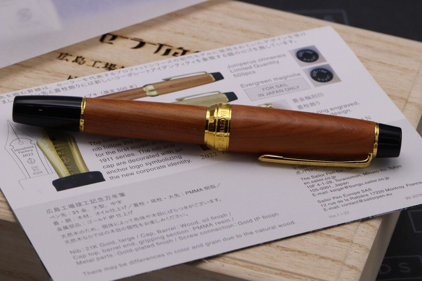 Sailor Hiroshima Factory 2022 Limited Edition Fountain Pen - DIPPED image 7