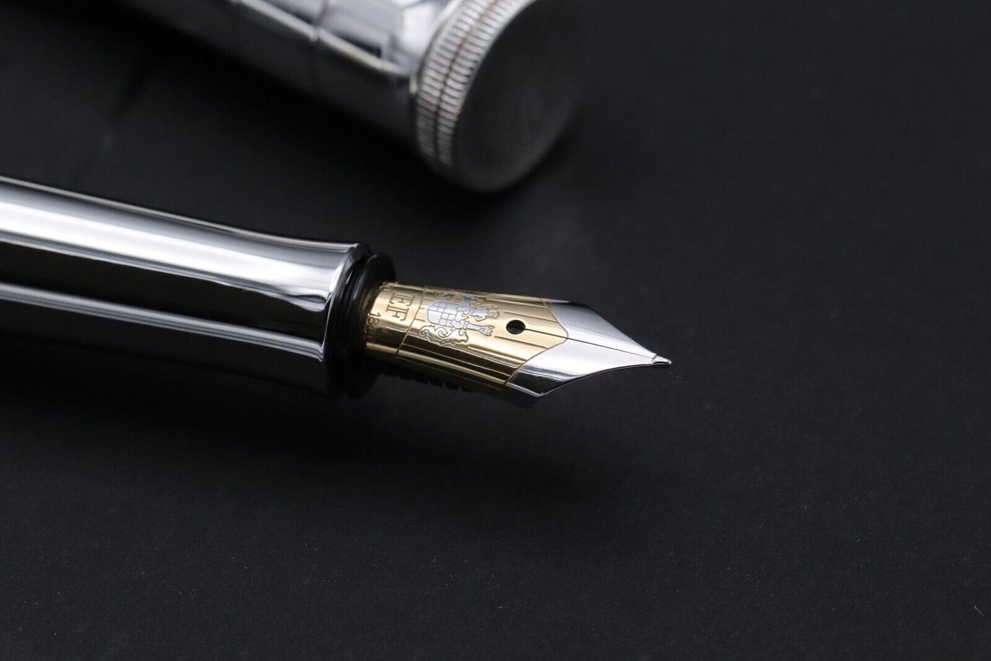 Graf von Faber-Castell Classic Sterling Silver Fountain Pen - EF - NEVER INKED image 2