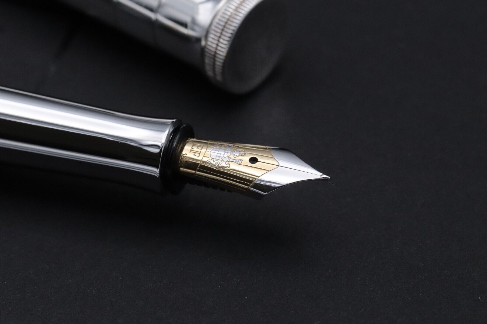 Graf von Faber-Castell Classic Sterling Silver Fountain Pen - EF - NEVER INKED image 2