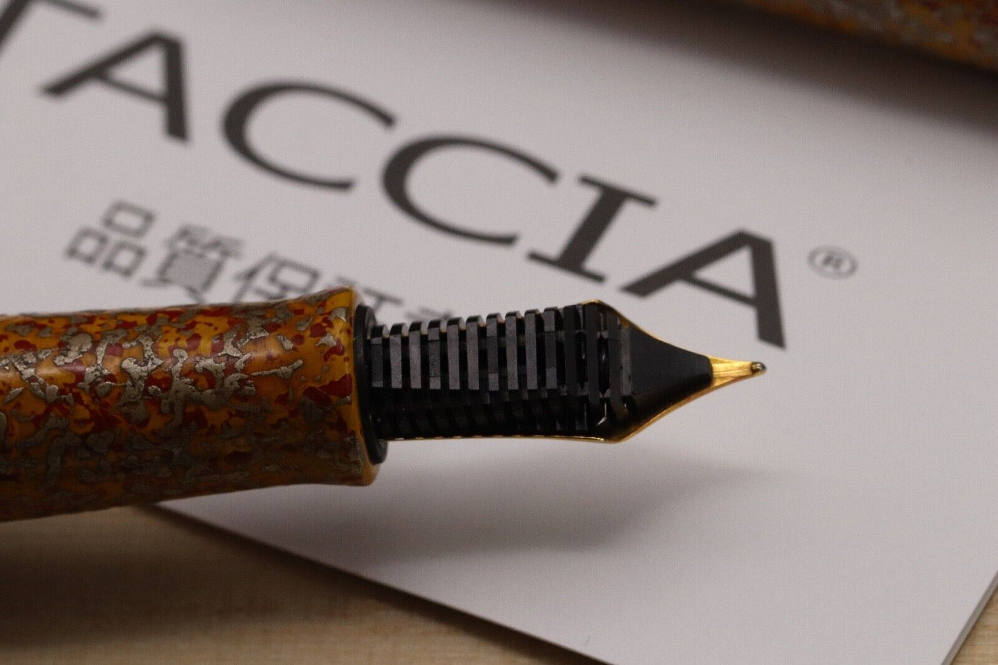 Taccia Hyakko Hisho II Sango Limited Edition Fountain Pen image 4