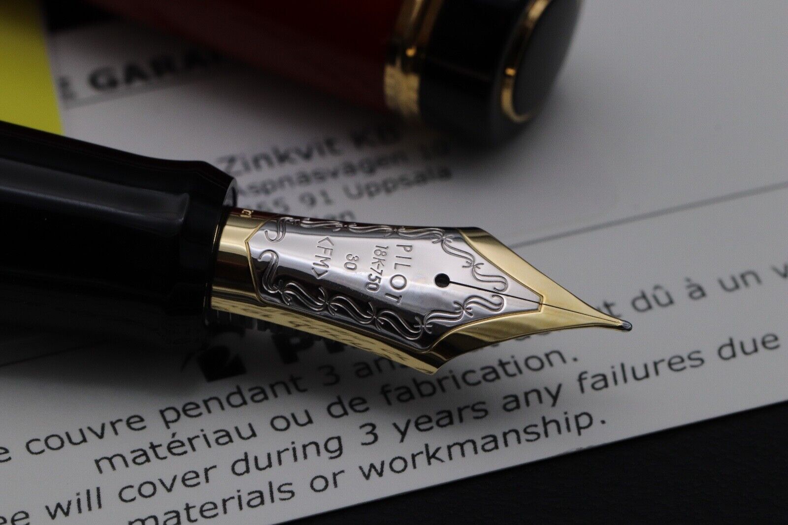 Pilot Custom Urushi Vermillion Fountain Pen - INKED ONCE image 2