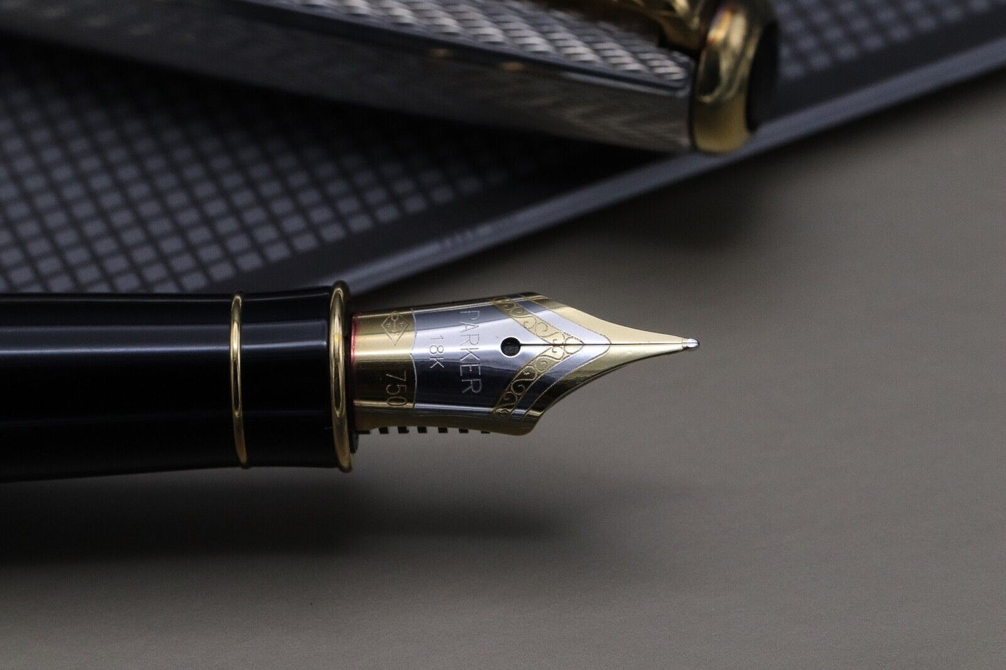 Parker Sonnet Fougere Sterling Silver Fountain Pen - 1993 image 2