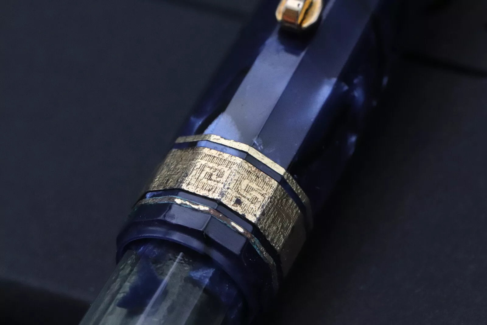 Omas Extra Paragon Lucens Blue Royale Celluloid LE Fountain Pen image 7