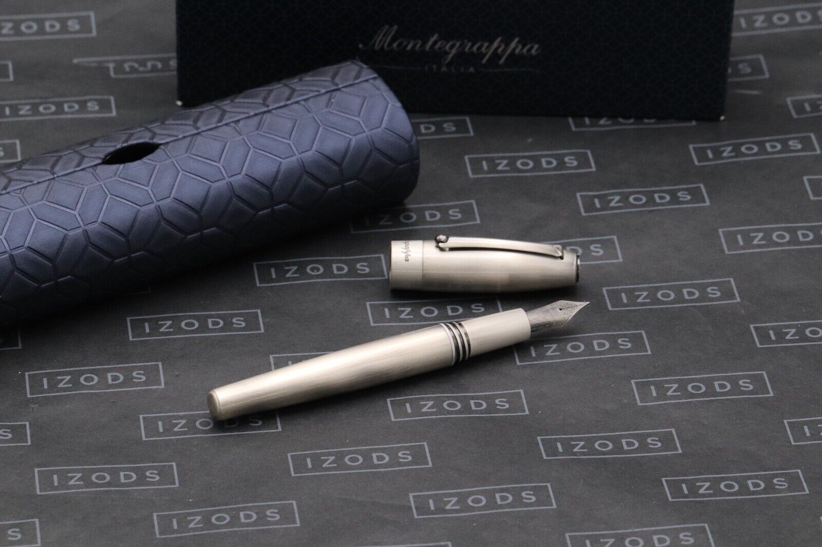 Montegrappa Mule Silver Plated Fountain Pen - UNUSED image 0