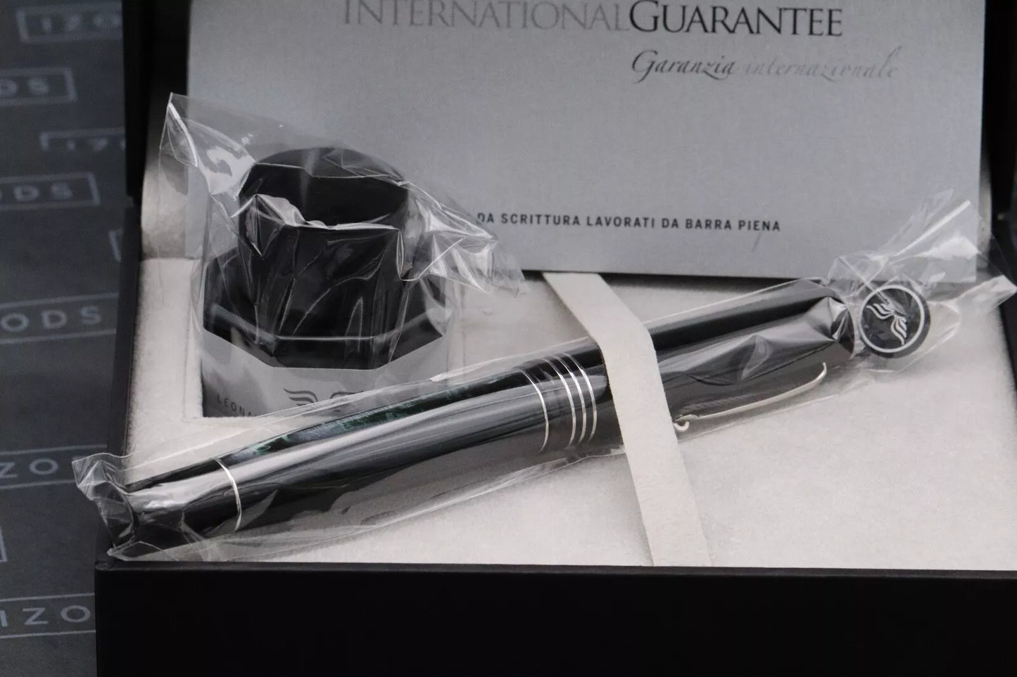 Leonardo MZG Gran Riserva Arco Verde LE11 Fountain Pen - #8 La Fenice Fine Nib image 6