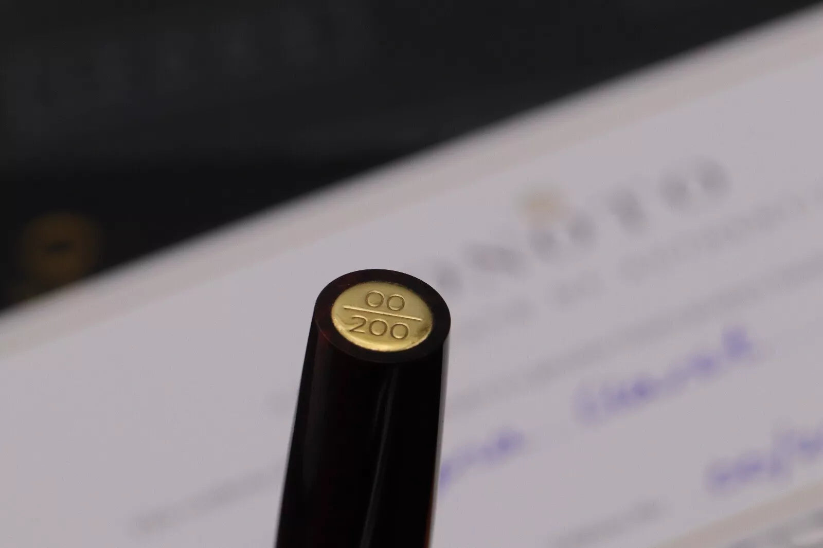 Onoto Magna Claret Prototype Fountain Pen - 18k Medium Nib image 6