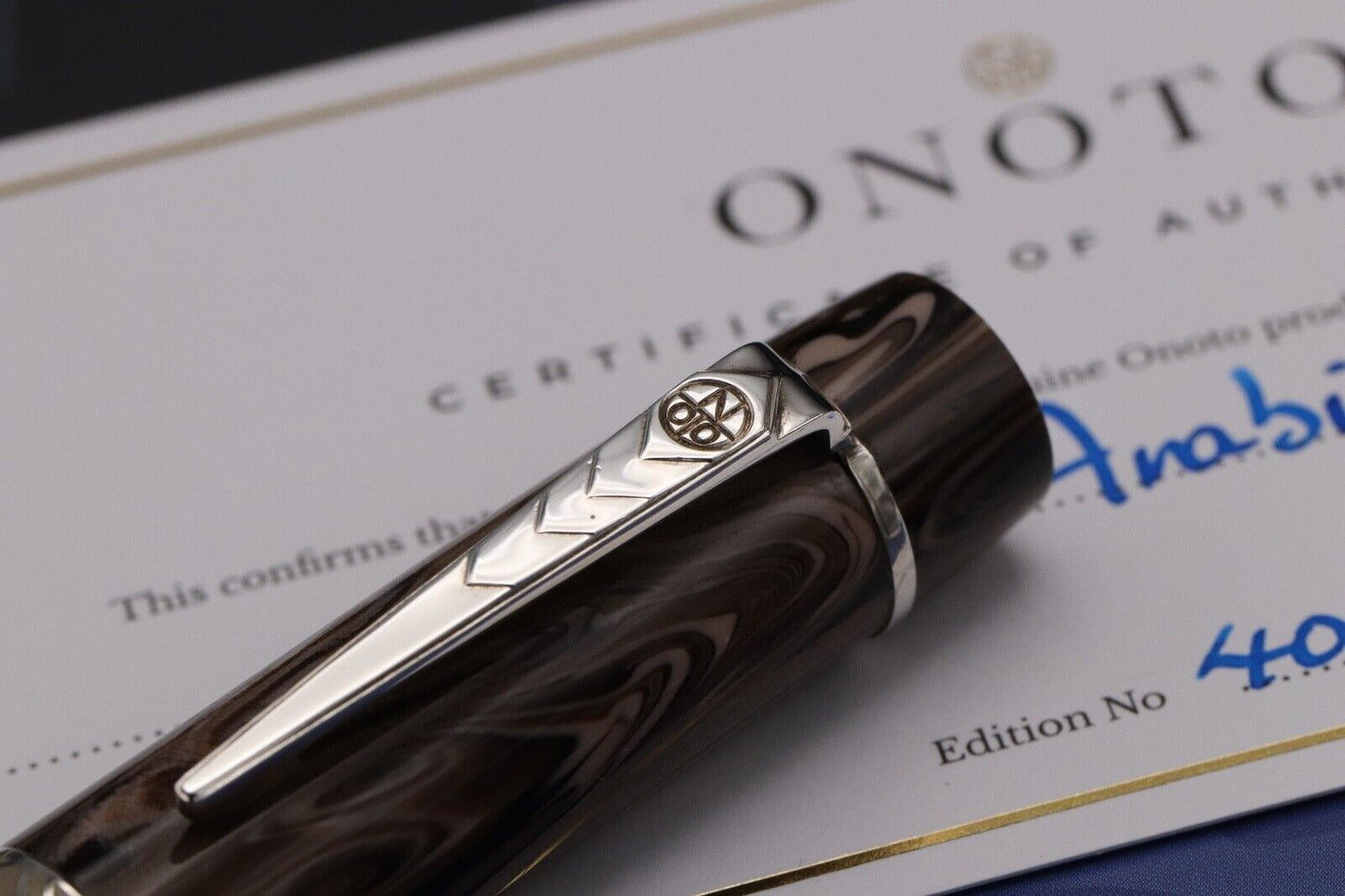 Onoto Magna Arabica Custom Fountain Pen - #8 18k CI Sorowka Nib image 7