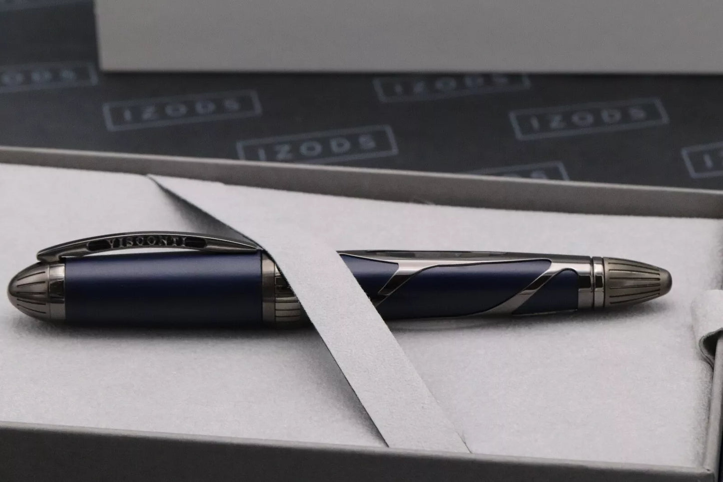 Visconti Torpedo Blue Emotion Ruthenium Limited Edition Fountain Pen image 12