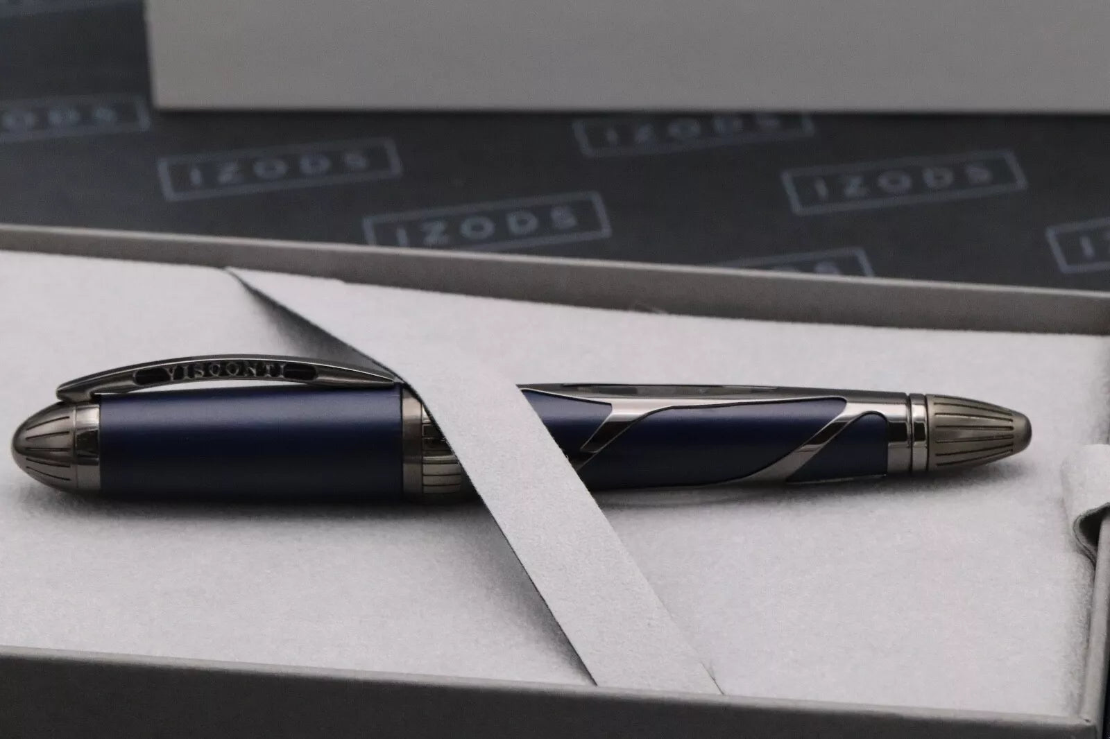Visconti Torpedo Blue Emotion Ruthenium Limited Edition Fountain Pen image 12